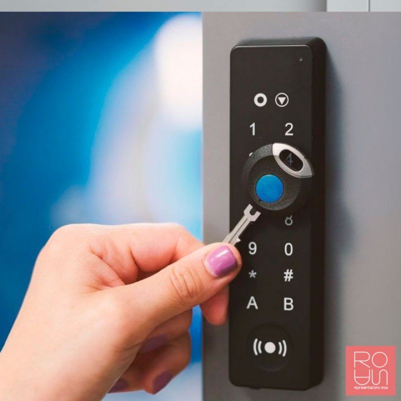 Lector teclat numèric per porta RFID / PIN - a paret